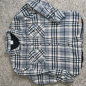 LB Collection Wool Blend Lined Shirt Jacket
